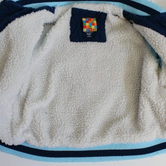Toddler Boy Blue corduroy Jacket sz 24M - Picture 3 of 3